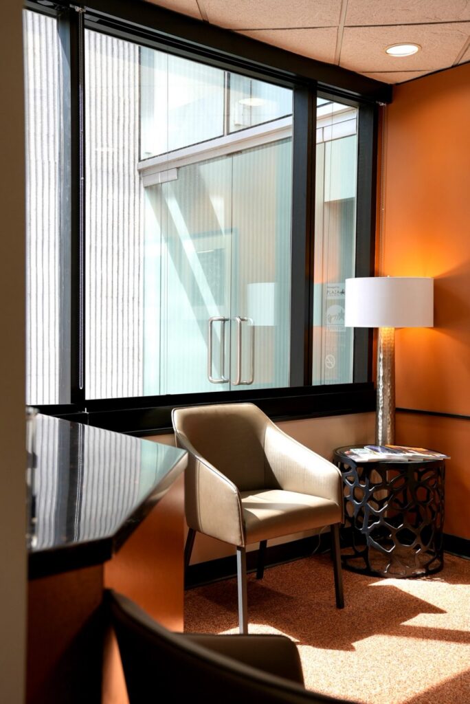 Calaway Dental patient lounge